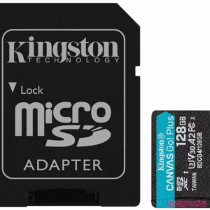 microsdxc kingston canvas go! plus 128gb class 10/uhs i (u3) v30 200mb/s