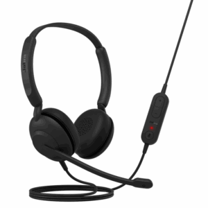 Auriculares negros con micrófono