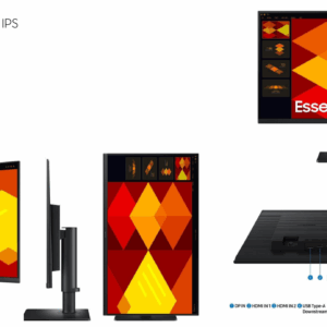 monitor lcd samsung essential s4 s27d400gal 27" class full hd 16:9 negro 68.6cm (27") viewable