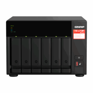 servidor nas qnap ts 673a 8g, ryzen v1500b 4c/2.2ghz, 8gb ram sodimm, bahias: 6x3.5" sata